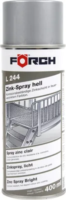 Produktbild von FÖRCH Zink Zinkspray Hell L244 Rost Korrosionsschutz Punktschweißfähig 400ml