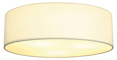 Immagine prodotto di Plafoniera Tenora, CL-1, paralume tessile bianco E27 Ø50 cm