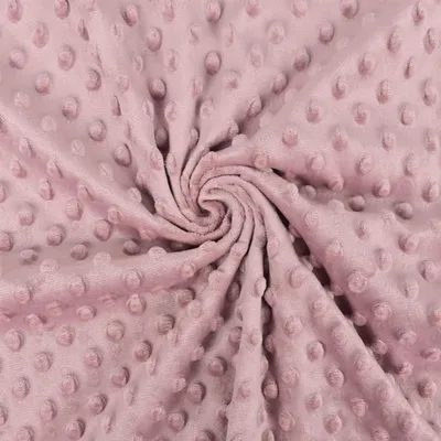 Produktbild von Hochwertige Minky-Stoffzuschnitte Tiny - 1m - Altrosa | by Craft Loom