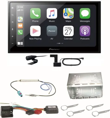 Produktbild von Pioneer SPH-DA250DAB Bluetooth USB Digitalradio MP3 Einbauset für Fox Polo 9N3