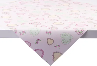 Produktbild von Sovie HOME Tischdecke Sweet Love in Rosa aus Linclass® Airlaid 80 x 80 cm, 1 Stück