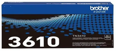 Produktbild von Brother TN3610 - Schwarz - original - Box - Tonerpatrone