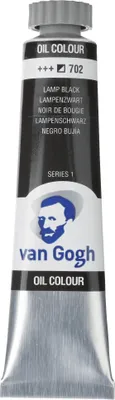 Zdjęcie produktu dla Tubka z farbą olejną Van Gogh 20 ml Lamp Black 702
