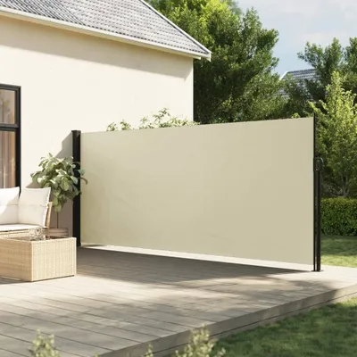 Obrázok produktu pre Maison Exclusive - Bočná markíza, výsuvná, krémová, 160 x 600 cm