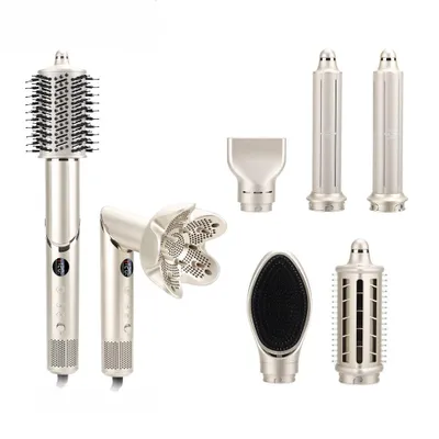 Produktbild von Stay Beauty 8 in 1 Warmluftbürste mit Ionenfunktion, 1400 W und 8 Aufsätzen