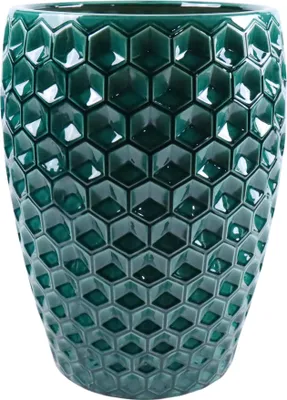 Zdjęcie produktu dla Doniczka ceramiczna Provencelia VERSAILLES Ciemnozielony, Ø38 cm x H54 cm, mrozoodporna