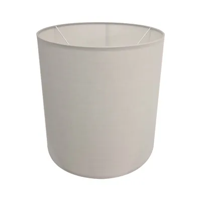 Produktbild von Lampenschirm grau 35cm rund E27 für Stehlampe, Hängelampe & Tischlampe