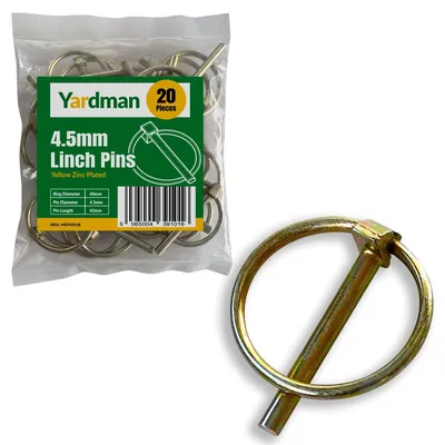 Produktbild von Sicherheitsstifte 4,5 mm, 20-teilig, verzinktes Kohlenstoffstahl, für Anhänger