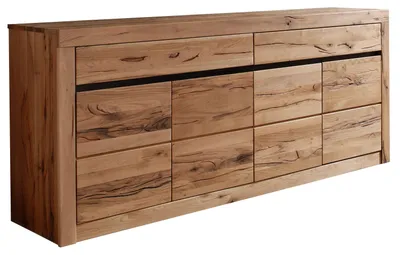 Produktbild von MASSIVMOEBEL24 Sideboard Wildeiche / Zerreiche 202x43x80 natur geölt MONTREUX #152