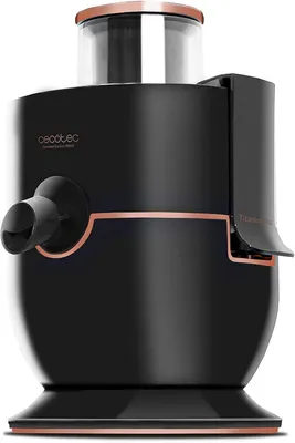 Produktbild von Cecotec 04081, Zentrifugal-Entsafter, Schwarz, 19000 RPM, 500 ml, Drehregler, Titan