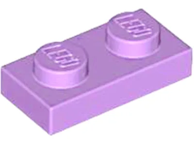 Obrázek produktu pro Lego® 50x 1x2 desky 3023 - Deska střední levandulová - střední levandulová