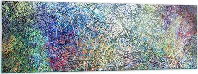 Produktbild von Bilder auf glas - Abstraktion modern - 160x50cm - Glasbilder - Wandbilder - Kunstdruck - zum Aufhängen bereit - Wanddekoration aus Glas - Glas Bilder - Wandbild auf Glas - Einteilig - GAB160x50-3668