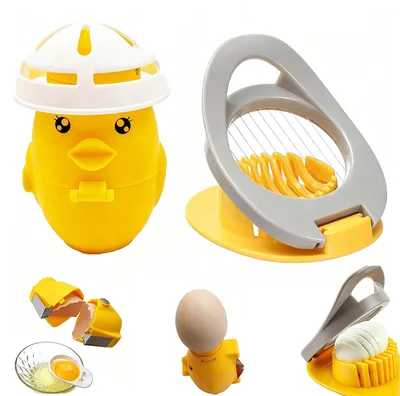 Eierschaalopener 5-in-1 mit Eierschneider, Küchenhelfer