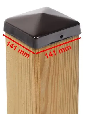 Produktbild von Solidchoice – Stahlfußbodenstütze mit schwarzer Pulverbeschichtung, 141 x 141 mm (5 Stück)