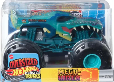 Obrázok produktu pre Hot Wheels Monster Trucks JDR03, Monster truck, 3 rok / roky, Plast, Kov, Viacfarebný