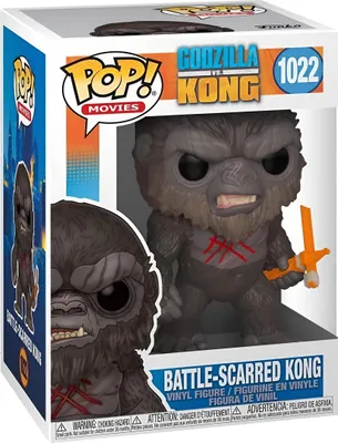 Produktbild von Godzilla Vs. Kong - Battle-Scarred Kong 1022 - Funko Pop! - Vinyl Figur