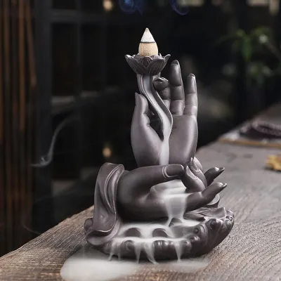 Produktbild von Wierooker-Wasserfall – Räuchergefäß – Buddha – Meditation – Entspannung – Multifunktional