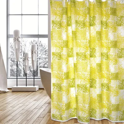 Produktbild von MSV Duschvorhang Premium Java aus Polyester 180x200cm, Anti Schimmel - Bakteriell, Muster