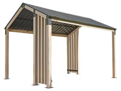 Produktbild von Sojag Lito 1012 wetterfester Pavillon aus Aluminium 3x3,5 m
