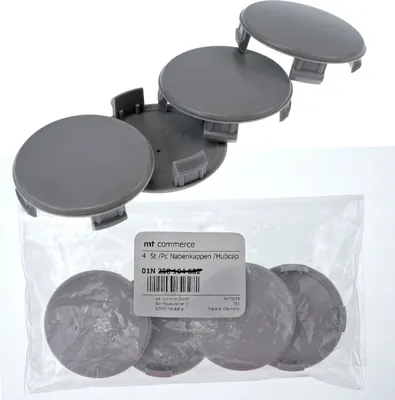 Produktbild von 4X 56mm Nabenkappen Felgen Deckel Kappen Grau kompatibel mit BMW Active Tourer BMW i3 Mini