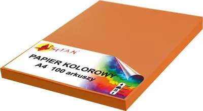 Produktbild von Farbpapier A4 120g orange 100 Blatt