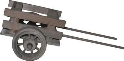 Produktbild von FADEDA Eselkarren  / Höhe:5 cm / handbemalt / detailgetreue Krippen Figuren - Weihnachten Tisch Dekoration Krippe Zubehör
