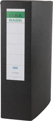 Produktbild von ELBA Dokumentenmappe 400000989 DIN A4 Füllhöhe 80mm schwarz