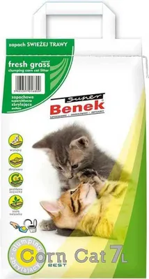 Produktbild von Super Benek Fresh Grass 7l Katzenstreu Weiß  Weiß One Size