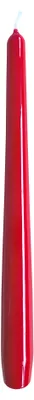 Produktbild von Gelackte Spitzkerzen Weihnachtsrot Erdbeere 240 x Ø 23 mm, 12 Stück