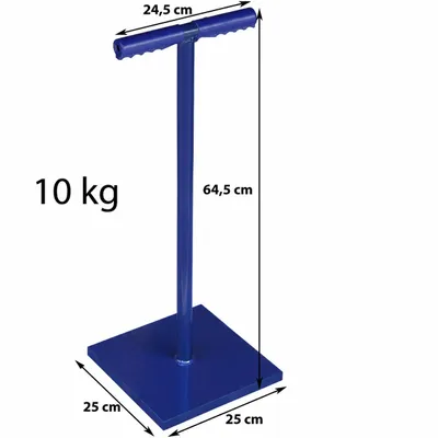 Produktbild von Betonstampfer Müllstampfer Handstampfer Erdstampfer Stampfer 25x25cm 10kg, KI-generiertes Bild