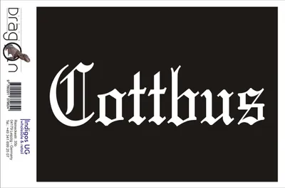 Produktbild von Aufkleber / Autoaufkleber - JDM / Die cut / Auto / OEM - Stadt Cottbus - 200x70mm silber - Heckscheibe / Heckscheibenaufkleber
