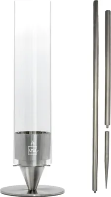 Produktbild von UNUS® Tischkamin Set inklusive Erdspieß Gartenfackel Tischfeuer Terrassenfeuer