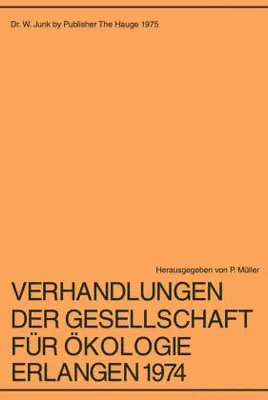 Obrázok produktu pre Verhandlungen der Gesellschaft für Ökologie Erlangen 1974