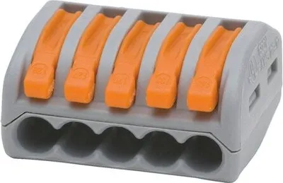Produktbild von WAGO Klemme 5fach 0,08–4,0 mm² 1 Stück