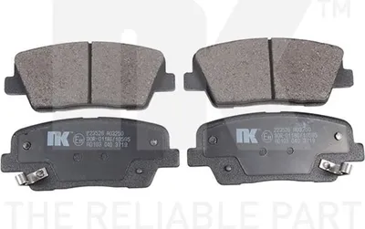 Produktbild von NK Bremsbeläge Bremsklötze HINTEN 223526