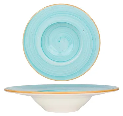 Produktbild von Bonna Pasta Teller - Aqua - Porzellan - 28 cm (400cc)