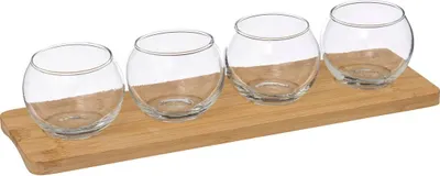 Produktbild von 5-teiliges aperitif-set aus bambus - SG Secret de Gourmet