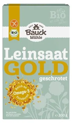 LEN ZŁOTY MIELONY BEZGLUTENOWY BIO 200 g - BAUCK HOF