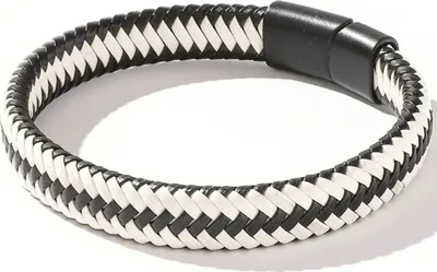 Immagine prodotto di Bracciale LU-34426 - Nero e Bianco per Uomo KP34426