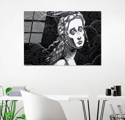 Immagine prodotto di Wallity, UV-054 70 x 100, Quadro decorativo in vetro temperato, 100 % vetro temperato, Multicolore, 70 x 100 cm