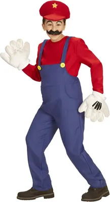 Image de Super plombier - taille 104-164cm Garçons Costume Héros 164cm - 14-16 ans