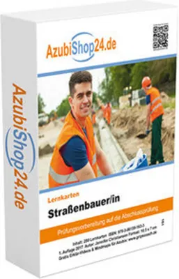Image de AzubiShop24.de Basis-Lernkarten Straßenbauer/-in
