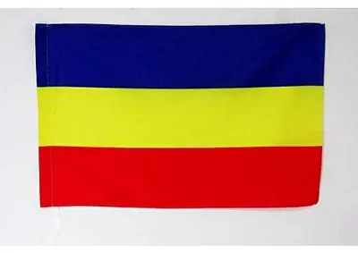 Flagge Khmer Krom 90x60 cm, Polyester 100D, mit Masttunnel