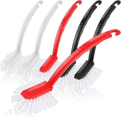 Produktbild von Famanu Spülbürsten 27 cm - Set von 6 robusten Küchenbürsten für Töpfe, Pfannen und Spülen