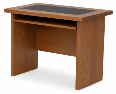 Zdjęcie produktu dla Zestaw do gabinetu – nowoczesny design, kolor brązowy i czarny, drewniana rama