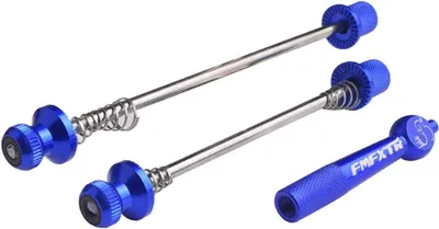 Obrázek produktu pro Sada rychloupínacích mechanismů, lehká, 100 mm, pro přední a zadní kola, vhodná pro horská kola a silniční kola