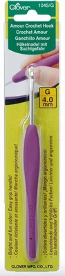 Produktbild von Clover Amour Häkelnadel 4.0 mm
