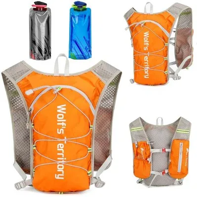 Produktbild von Hydratationsweste für Männer und Frauen, Wasserversorgungspaket 1,4 l, Wasserversorgungsweste für Marathon und Wandern