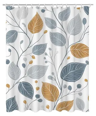 Produktbild von Duschvorhang – Wasserdicht und schnelltrocknend – Weiß, 200 x 180 cm