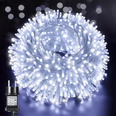 Lichtsnoer 50 m, 2000 LEDs, kaltweiß, Innen/Außen